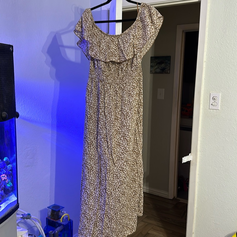 Old Navy off the shoulder maxi dress XL